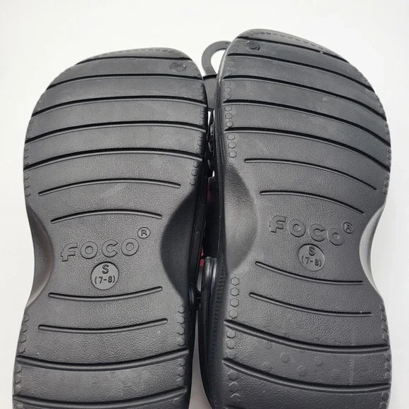 Iowa Hawkeyes Sherpa Lined Clogs with Strap FOCO Mens Small 7-8 Womens 9-10 - Picture 4 of 6